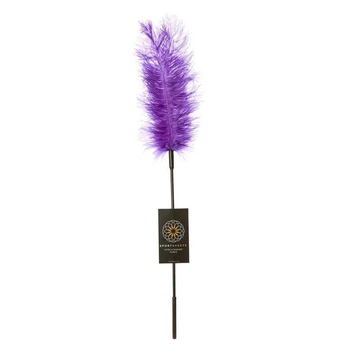 Sportsheets Vibrators Ostrich Tickler Purple