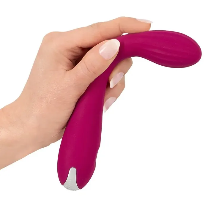 Sweet Smile Gspot Rechargeable Silicone Vibrator Pink You2Toys Vibrators