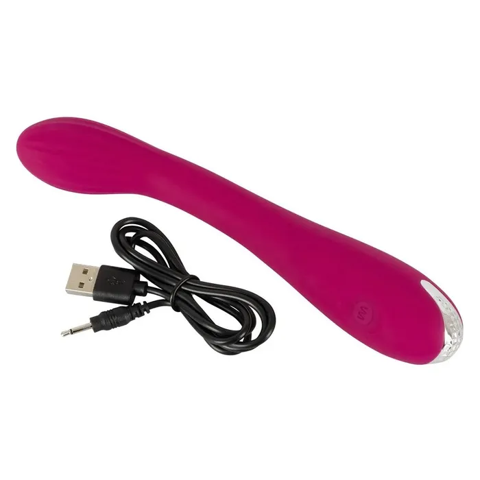 Sweet Smile Gspot Rechargeable Silicone Vibrator Pink You2Toys Vibrators