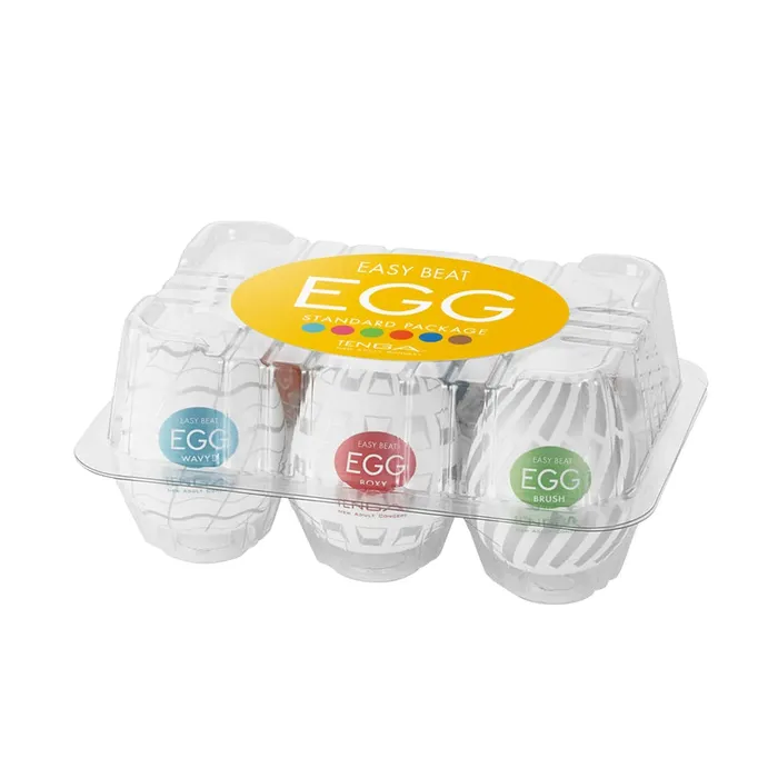 Tenga Male Sex Toys EGG New Standard 6 Pack Variety Pack