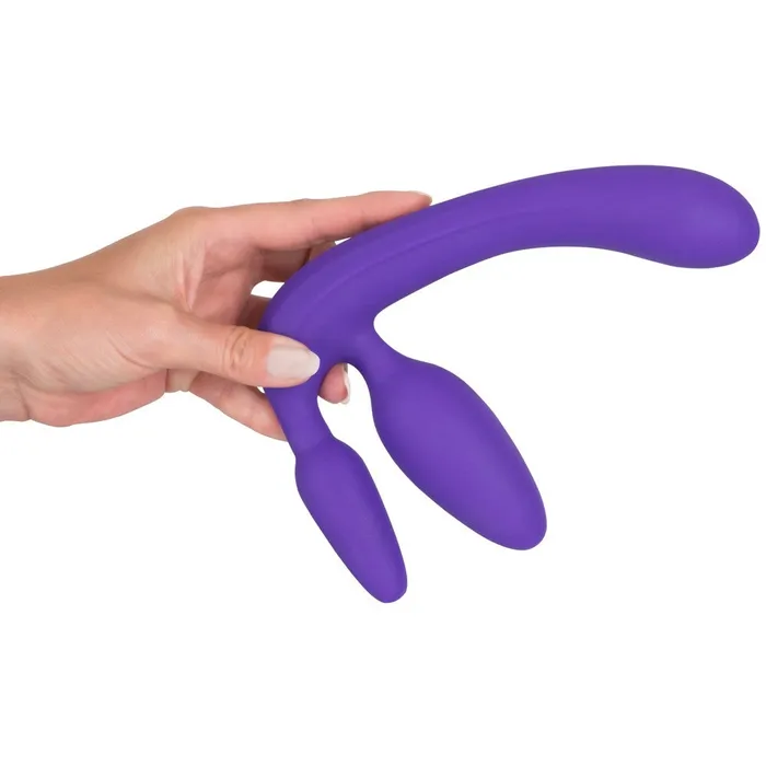 Triple Teaser Strapless Strapon Dildo Purple You2Toys Female Sex Toys