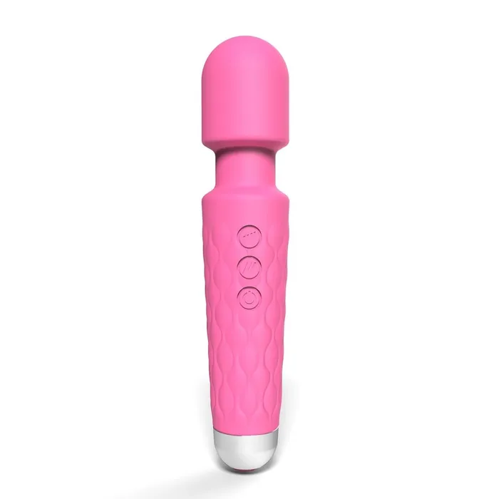 Vibrators Loving Joy 20 Function Wand Vibrator Pink Loving Joy