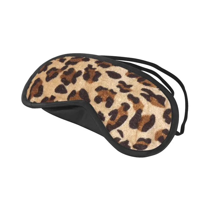 Vibrators Lux Fetish Lux Fetish PeekABoo Love Mask Leopard Print