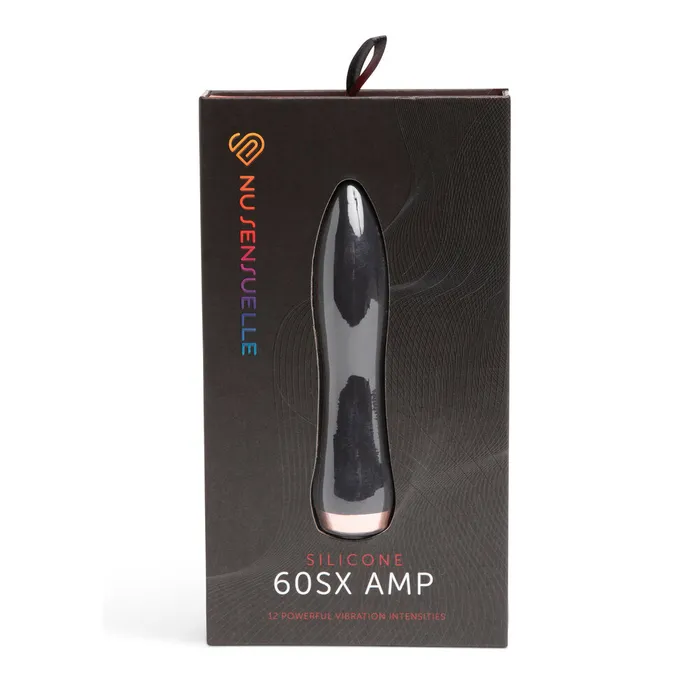 Vibrators Nu Senseuelle Nu Sensuelle Silicone 60SX AMP Bullet Black