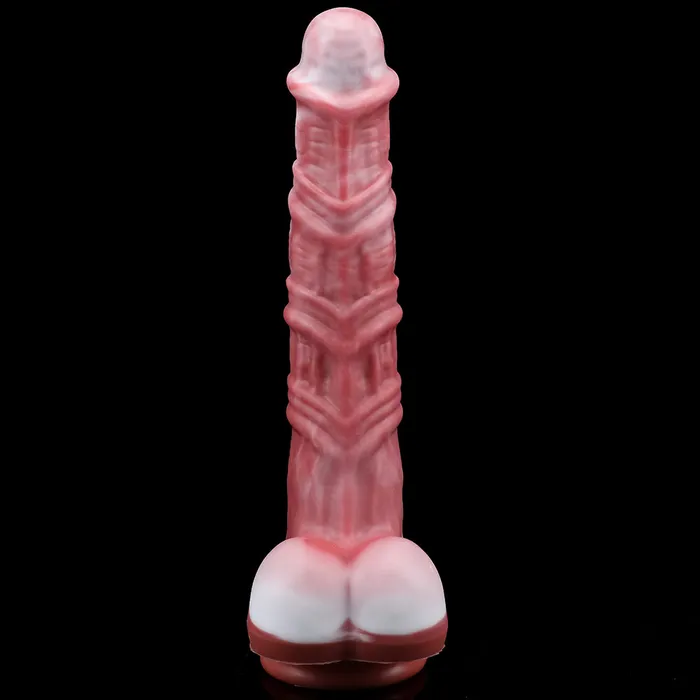 Vibrators Red Dildo Thrusting heated 