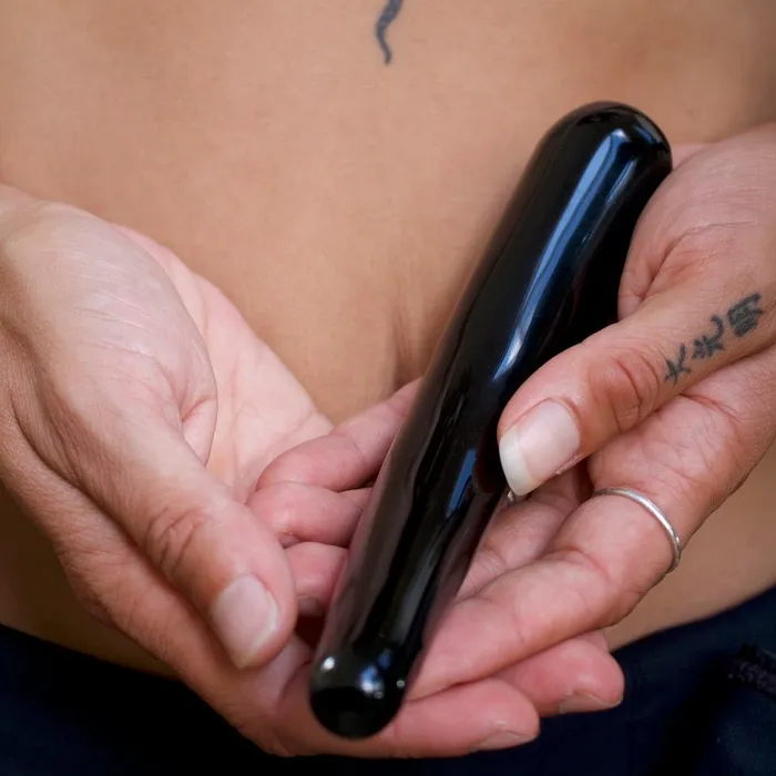 Vibrators thearterotic CRESCENT YONI WAND BLACK OBSIDIAN