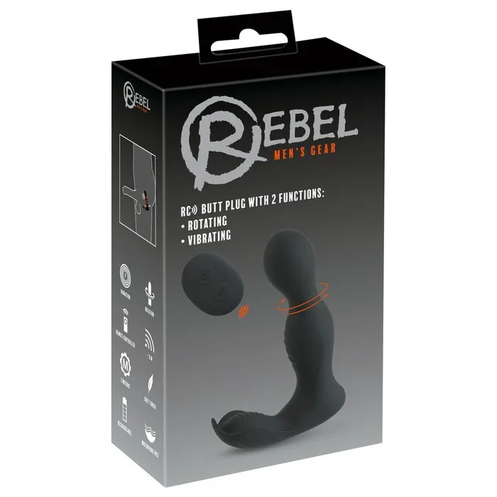 You2Toys Male Sex Toys Vibrating Prostate Stimulator with Rotating Movement Rebel 2 Functions