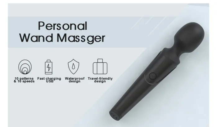 Addicted pleasures Couples Personal Vibrating massage wand