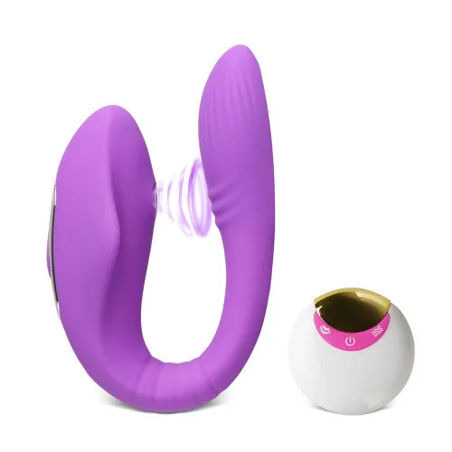 Adults Boutique Nicosia Remote Controlled Couples Vibrator with Sucking Function Couples