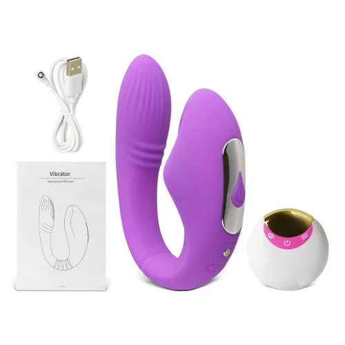 Adults Boutique Nicosia Remote Controlled Couples Vibrator with Sucking Function Couples