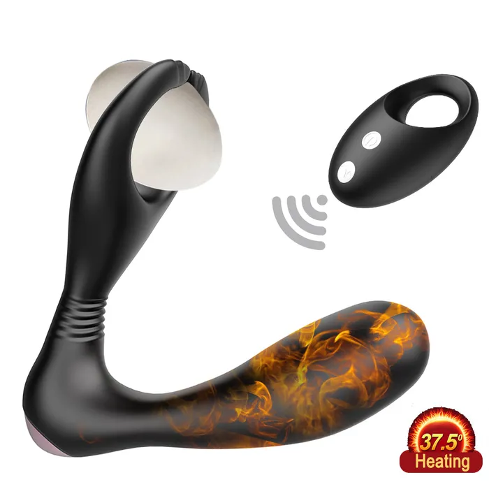 Anal JRL Remote Control AutoHeating Prostate Massager JRL