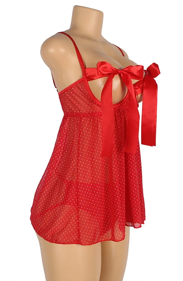 Anal YesX YesX Red Babydoll Set