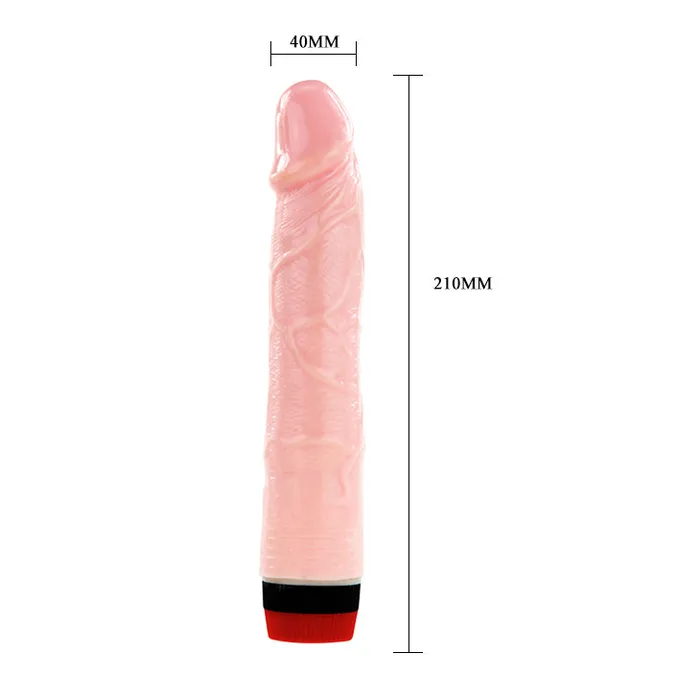 BAILE Female Sex Toys BAILE Rockin Dong Vibrating Realistic Dildo 21cm