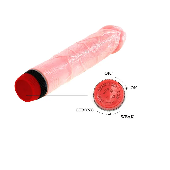 BAILE Female Sex Toys BAILE Rockin Dong Vibrating Realistic Dildo 21cm