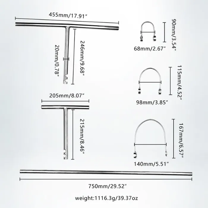 Couples Premium Metal BDSM Bondage Kneeling Torture Restraints Tools RY
