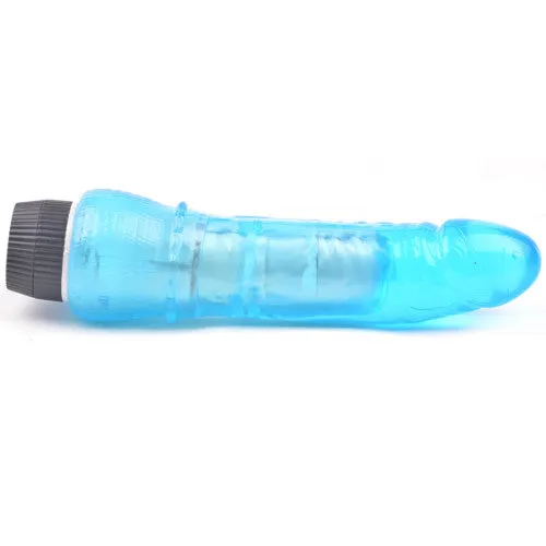 CyprusLoveShop Vibrators TOY BOY Realistic Blue Sea Penis Vibrator 14 X 36 cm