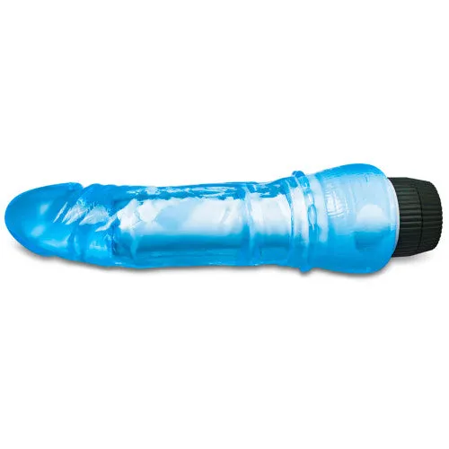 CyprusLoveShop Vibrators TOY BOY Realistic Blue Sea Penis Vibrator 14 X 36 cm