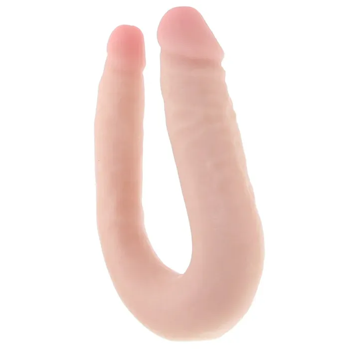 Dildos sextoysvancouver Dr Skin Mini 12 Inch Double Dildo in Vanilla