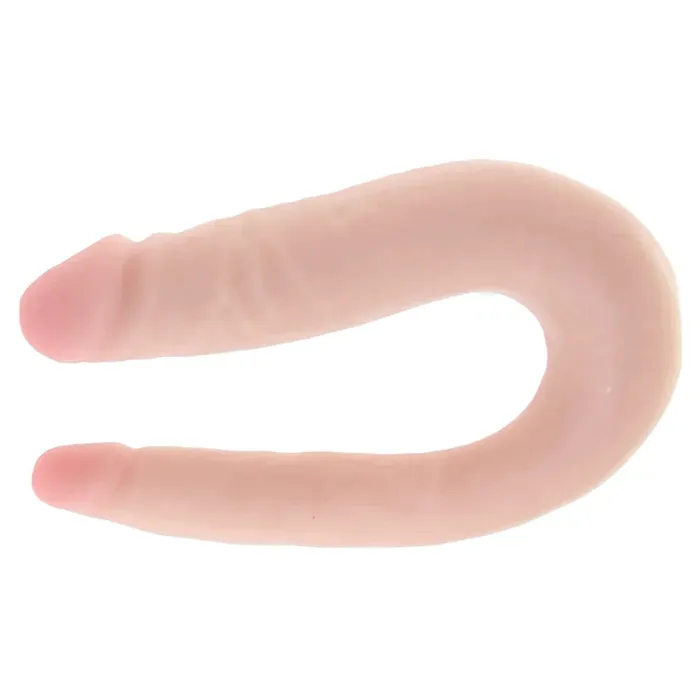 Dildos sextoysvancouver Dr Skin Mini 12 Inch Double Dildo in Vanilla