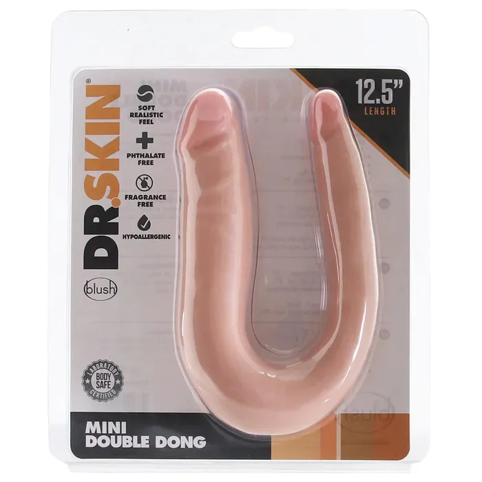 Dildos sextoysvancouver Dr Skin Mini 12 Inch Double Dildo in Vanilla