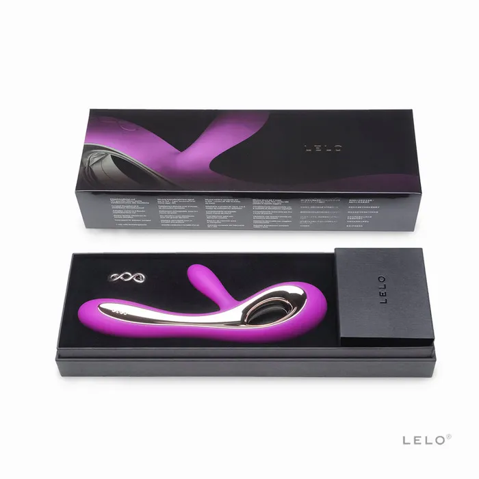 Female Sex Toys LELO LELO Soraya 2 Luxury Rechargeable Rabbit Vibrator Deep Rose