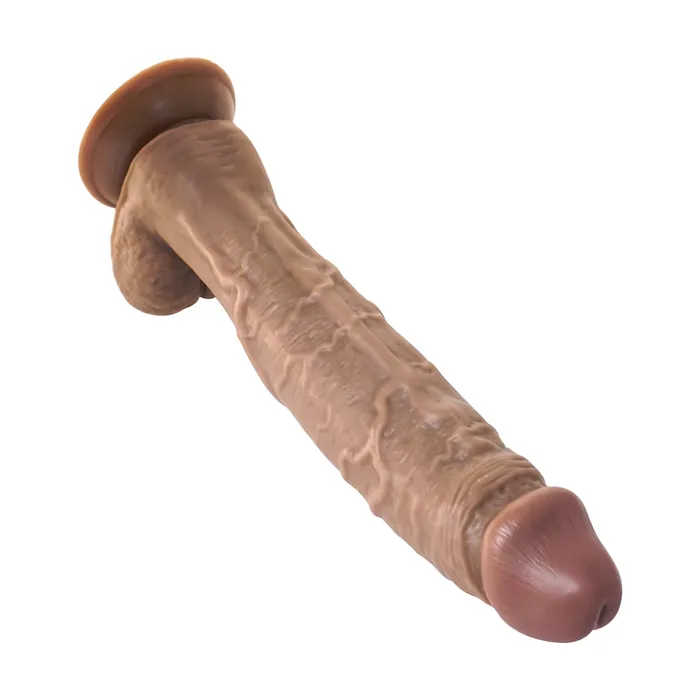 Female Sex Toys MD MD 29cm XLarge Realistic Dildo with Suction Cup Brown