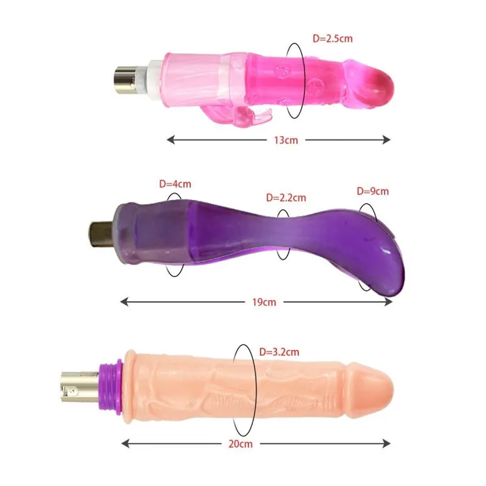 Female Sex Toys SexyPlay DSA2D Auto Thrusting Sex Machine with 7 Attachments Kit