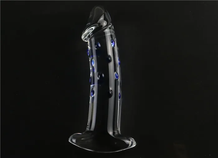 Female Sex Toys SexyPlay XL Beaded Crystal Glass Realistic Dildo