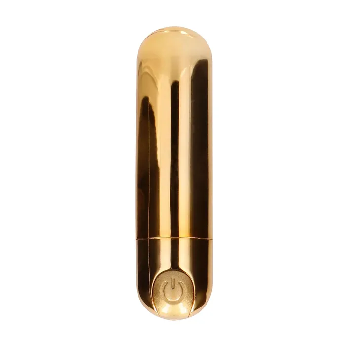 Female Sex Toys Shots Toys 10 speed Rechargeable Bullet Gold