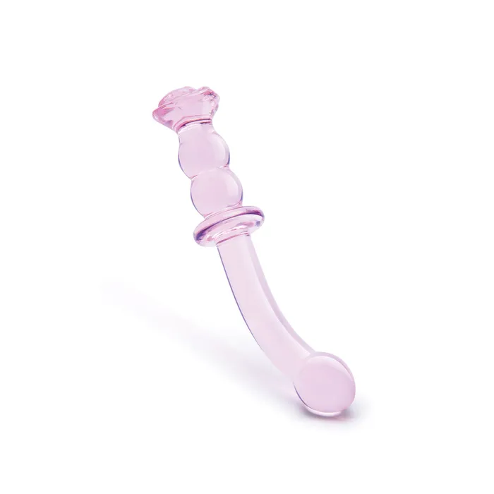 Glaze Glass Rosebud GSpot Dildo Dream Toys Dildos