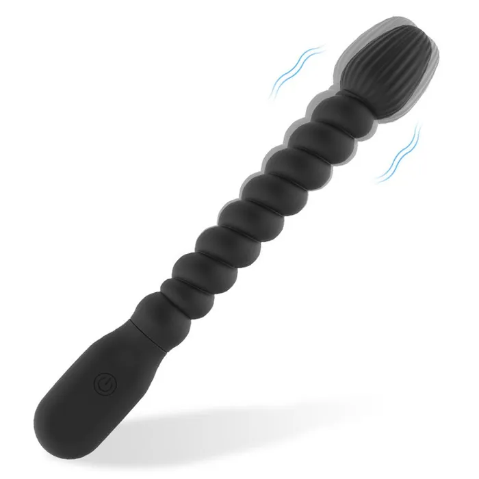 HC Male Sex Toys HC 10 Modes Vibrating Anal Plug Beads Butt Vibrator