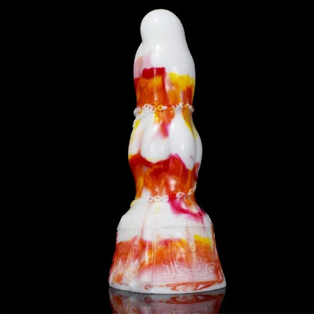 Kinkpod Anal FAAK 2021 New red yellow white flame silicone