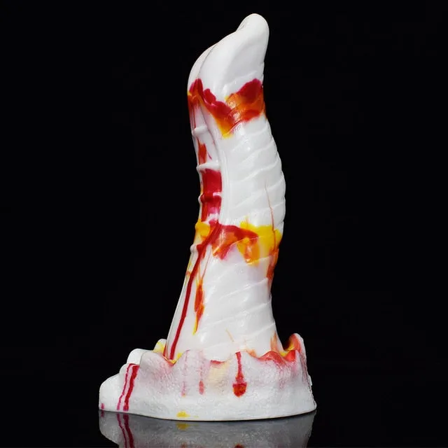 Kinkpod Anal FAAK 2021 New red yellow white flame silicone