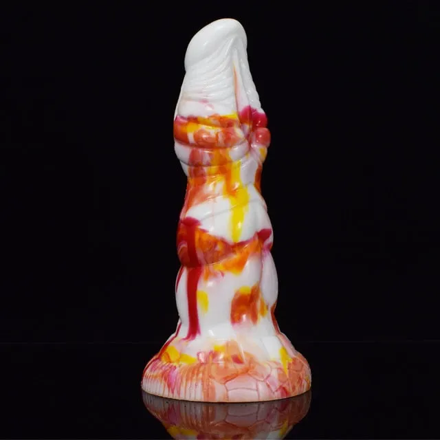 Kinkpod Anal FAAK 2021 New red yellow white flame silicone