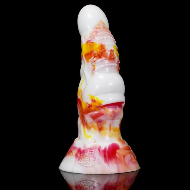 Kinkpod Anal FAAK 2021 New red yellow white flame silicone