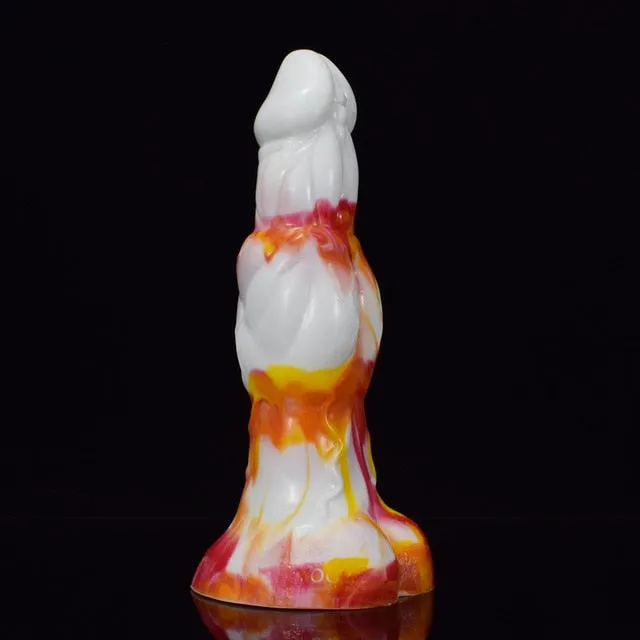 Kinkpod Anal FAAK 2021 New red yellow white flame silicone