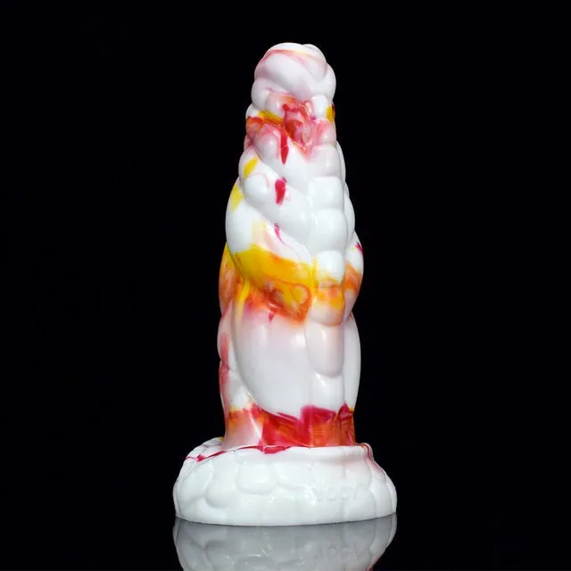 Kinkpod Anal FAAK 2021 New red yellow white flame silicone