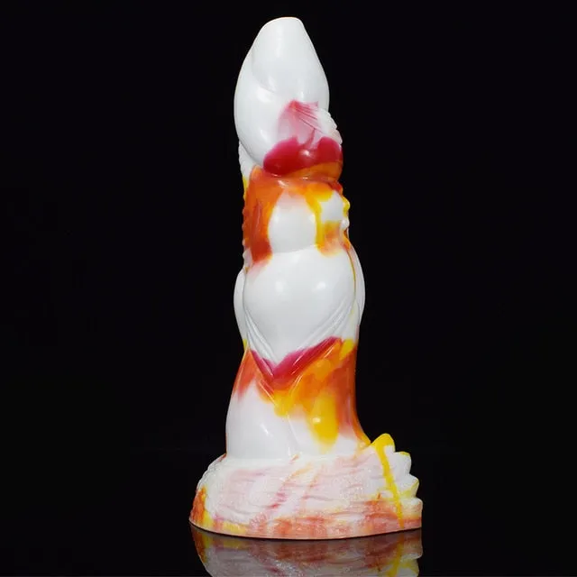 Kinkpod Anal FAAK 2021 New red yellow white flame silicone