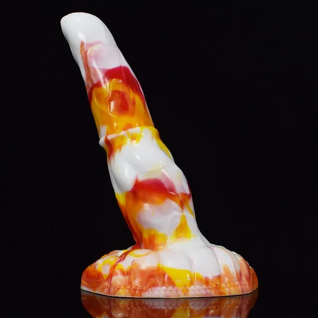 Kinkpod Anal FAAK 2021 New red yellow white flame silicone