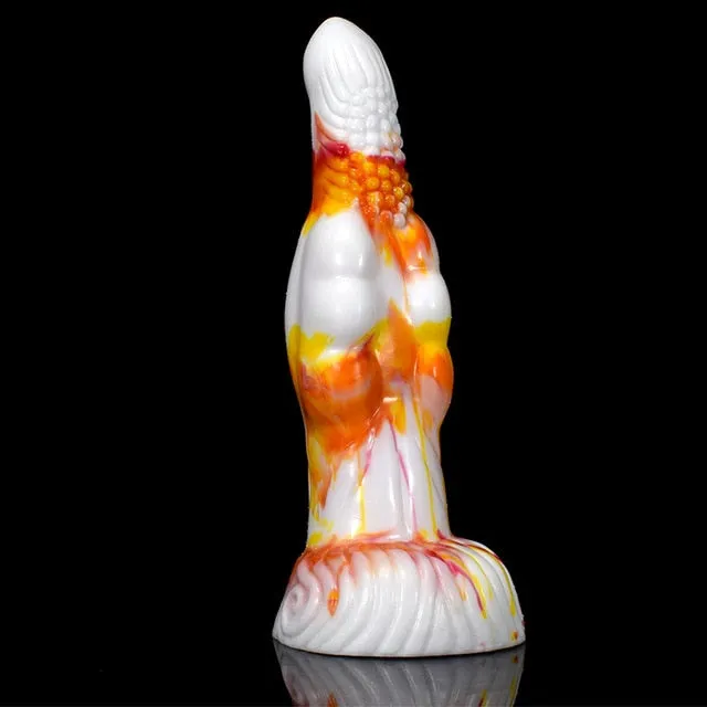 Kinkpod Anal FAAK 2021 New red yellow white flame silicone