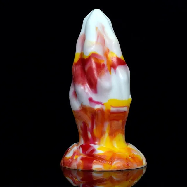 Kinkpod Anal FAAK 2021 New red yellow white flame silicone