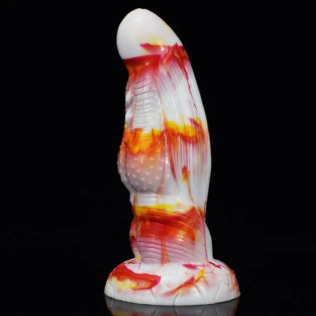 Kinkpod Anal FAAK 2021 New red yellow white flame silicone