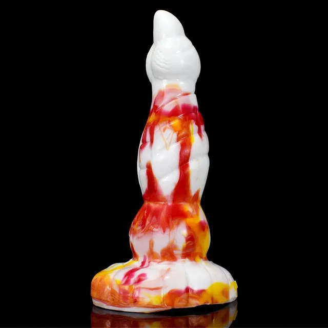 Kinkpod Anal FAAK 2021 New red yellow white flame silicone