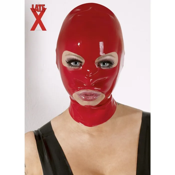 Latex Vibrators Red Latex Mask