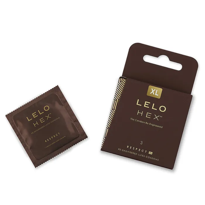 Lelo Enhancers Lelo HEX Condoms Respect 3 Pack