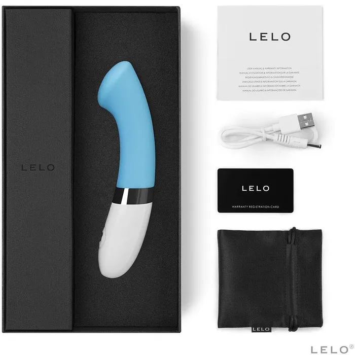 Lelo Gigi 2 Turquoise Blue G Spot Vibrator Lelo Vibrators