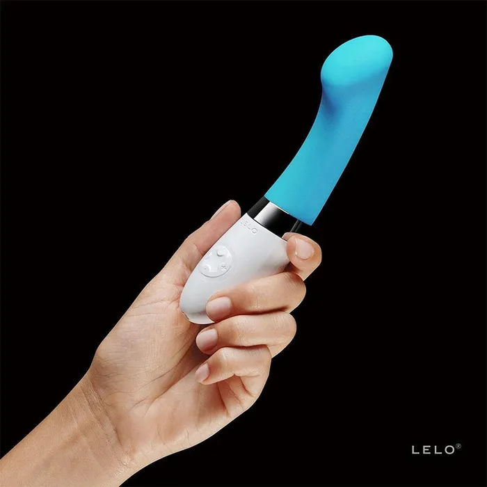 Lelo Gigi 2 Turquoise Blue G Spot Vibrator Lelo Vibrators