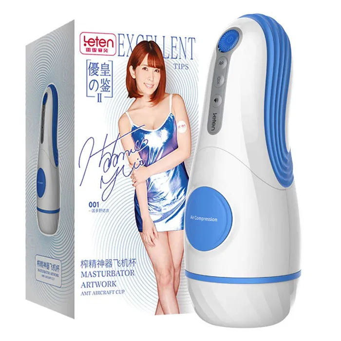 LETEN Male Sex Toys LETEN Automatic Suction intelligent Moan Male Masturbator Yui Hatano Edition