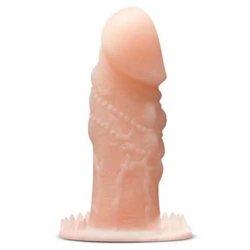 Male Sex Toys Blush Novelties Performance Beaded Sleeve Beige