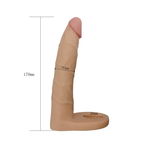 Male Sex Toys Lovetoy 7 The Ultra Soft Double Penetration Anal Dildo Cock Ring LOVETOY